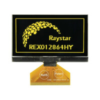 REX012864HYPP3N00000 RAYSTAR OPTRONICS, Kijelző: OLED (REX012864HYPP3N0)