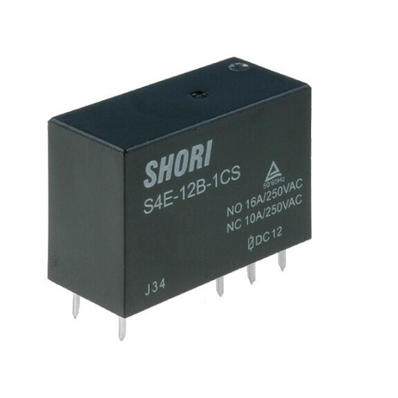 S4E-12B-1C SHORI ELECTRIC, Relay: electromagnetic (S4E-12V-1C)