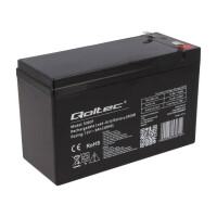 53031 QOLTEC, Re-battery: acid-lead (ACCU-HP9-12/Q)