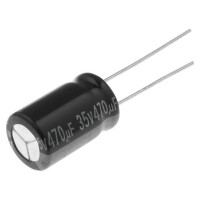 10 PZ. EWH1VM471G16OT AISHI, Condensatore: elettrolitico (CE-470/35PHT-Y)