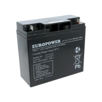 EV 22-12 EUROPOWER, Bater: ácido-chumbo (ACCU-EV22-12/EUR)
