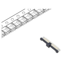1500 BUC. DS1020-08-40VBT12-R CONNFLY, Conector: FFC/FPC (DS1020-08-40VBT12-)