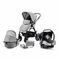 Carrito Bebé 3en1 MOOV gris