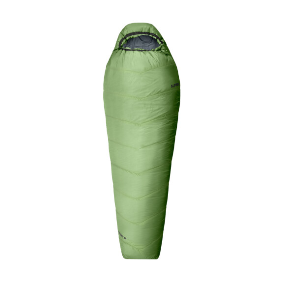 Śpiwór Alpinus Ultralight 850 215 cm x 80 cm x 50 cm zielony AC18638 Prawy