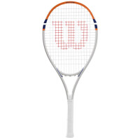 Rakieta do tenisa ziemnego Wilson Roland Garros Triumph TNS RKT2 4 1/4 biało-granatowo-pomarańczowa  WR127110U2