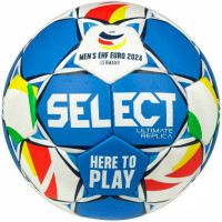 Piłka ręczna Select Ultimate Euro 24 replica EHF Euro biało-niebieska 12829