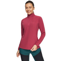 Bluza polarowa damska Alpinus Lucania Tactical 1/3 zip różowa MK18889