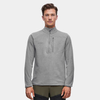 Bluza polarowa męska Alpinus Kerkis 1/3 zipper szara Tactical MK18894