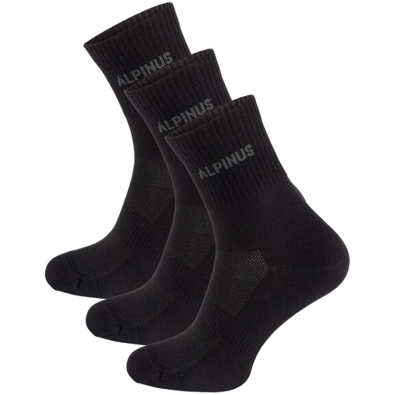 Skarpety Alpinus Zadar 3-pack Coolmax czarne FI11081