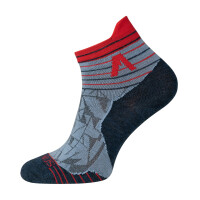 Skarpety Merino Alpinus Kuldiga Low niebiesko-czerwone FE11087