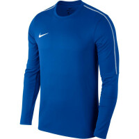 Bluza treningowa dla dzieci Nike Dry Park18 Football Crew Top niebieska AA2089 463