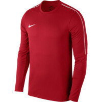 Bluza treningowa dla dzieci Nike Dry Park18 Football Crew Top czerwona AA2089 657