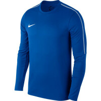 Bluza treningowa męska Nike Dry Park18 Football Crew Top niebieska AA2088 463