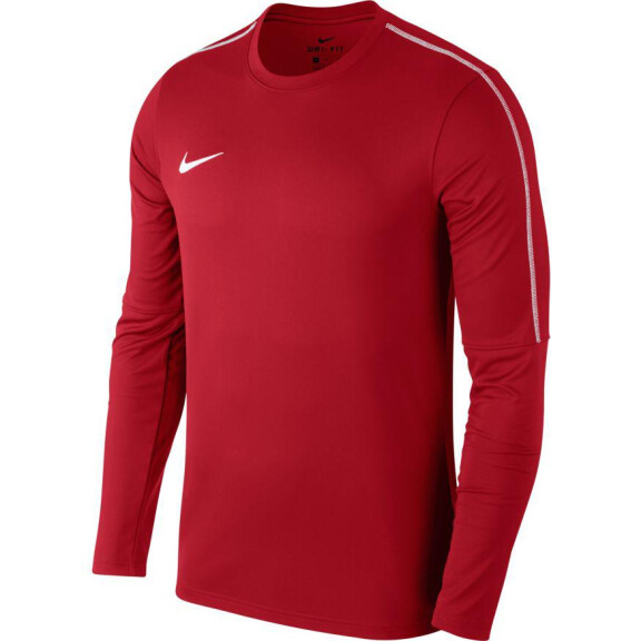 Bluza treningowa męska Nike Dry Park18 Football Crew Top czerwona AA2088 657
