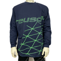Bluza bramkarska dla dzieci Reusch Mace LS granatowa 3421105 449