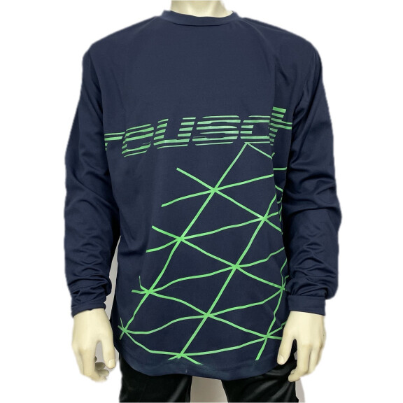 Bluza bramkarska dla dzieci Reusch Mace LS granatowa 3421105 449