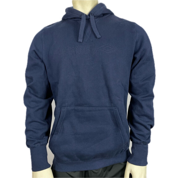 Bluza męska z kapturem Umbro Cotton granatowa 60123U N84