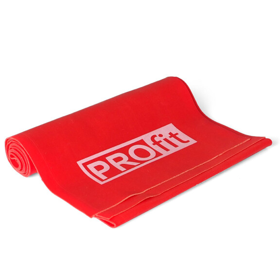 Guma Fitness Profit 120*15*0,55 cm czerwona DK 2227