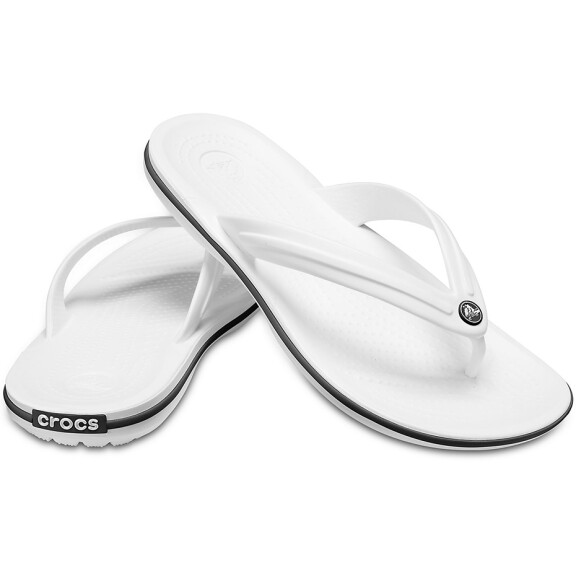 Crocs klapki Crocband Flip białe 11033 100