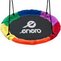 Huśtawka bocianie gniazdo Enero 110 cm XXXL tęczowa 1031835