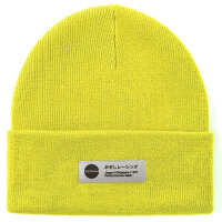 Czapka Ozoshi Haichi Cuffed Beanie limonka OWH20RCFB005