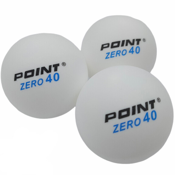 Piłeczki do ping ponga Point zero 40 białe 100szt