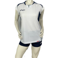 Komplet siatkarski damski Asics Olimpic LA biało-granatowy T211Z1.0150