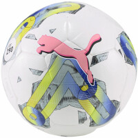 Piłka nożna Puma Orbita 5 Hybrid Lite biało-zielono-różowa 290 83785 01