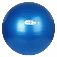 Piłka gimnastyczna Profit 45 cm Niebieska z pompką DK 2102