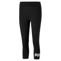 Legginsy damskie Puma ESS 3/4 Logo Leggings czarne 586828 01