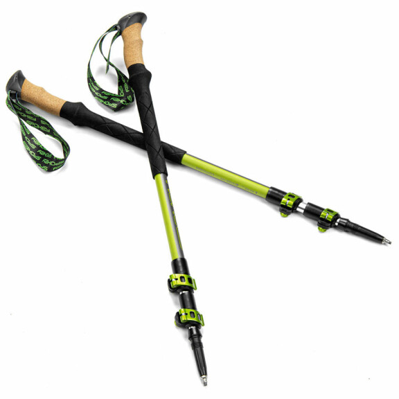 Kijki trekkingowe Spokey Compass Sv/Li zielono-czarno-srebrne 929459