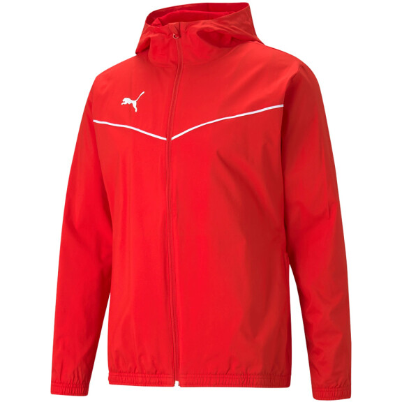 Kurtka męska Puma teamRISE All Weather Jacket czerwona 657396 01