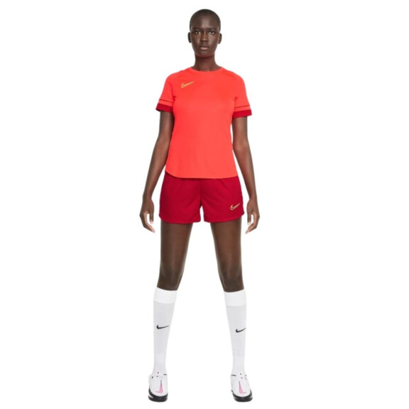 Spodenki damskie Nike Df Academy 21 Short K czerwone CV2649 687