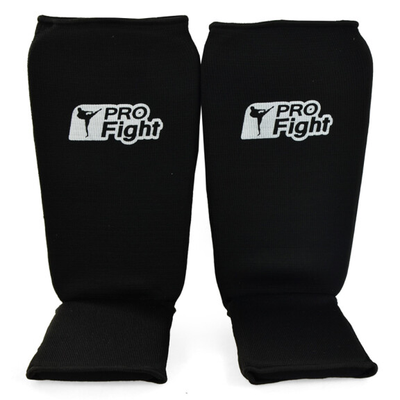 Ochraniacz na goleń stopę Step 1104 Profight PU czarny Cotton czarny