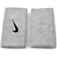 FORTKA NA RĘKĘ SZEROKA NIKE SWOOSH DOUBLEWIDE szara /2szt/ NN05078
