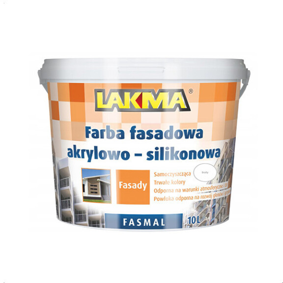 Lakma FASMAL farba akrylowo-silikonowa 10L