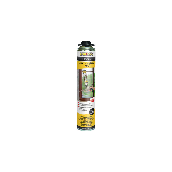 Lakma PCV 750ml PISTOLETOWA PIANKA NISKOPRĘŻNA