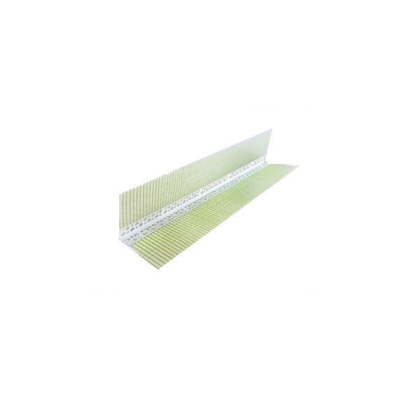 Narożnik PVC z siatką żółtą 2,5 mb 8x12 cm 