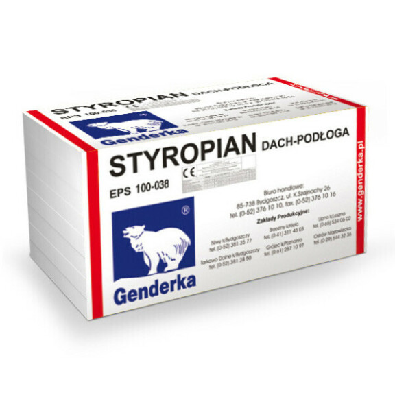 Styropian Genderka eps 100 036 dach podłoga