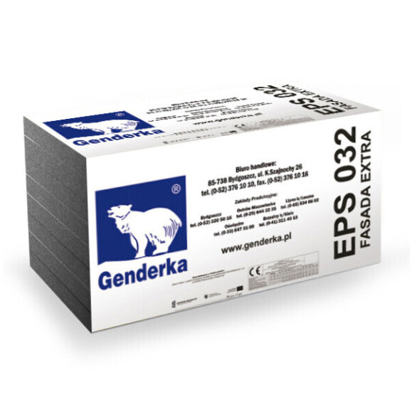 Styropian grafitowy Genderka EPS 032 Fasada Extra 