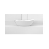 VICTORIA + ALBERT BASINS Amalfi Umywalka nablatowa 55x34 cm biała VB-AML-55/VB-AML-55-NO