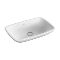 Villeroy & Boch Loop&Friends Umywalka nablatowa 58,5x38 cm bez przelewu biała Weiss Alpin 51540101