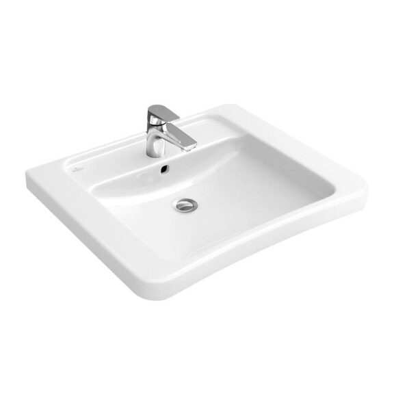 Villeroy & Boch Architectura Umywalka wisząca Vita 65x55 cm z przelewem biała Weiss Alpin 51786701