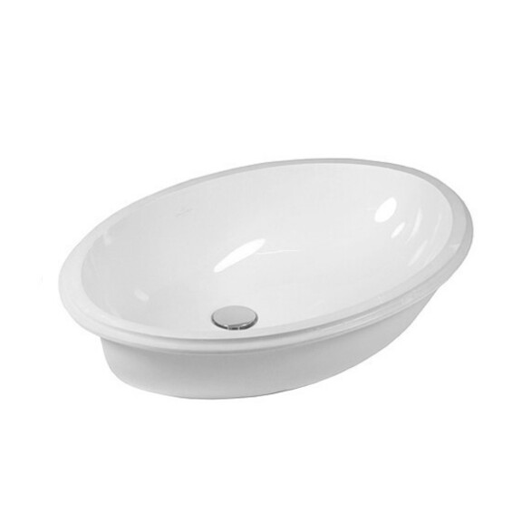 Villeroy & Boch Evana Umywalka podblatowa 50x35 cm z przelewem biała Weiss Alpin 61470001