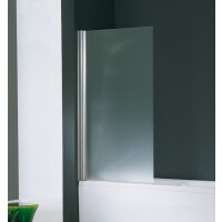 Novellini Aurora 1 Parawan jednoczęściowy wahadłowy 80x150 cm profile białe szkło przezroczyste AURORAN180-1A