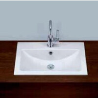 Alape umywalka emaliowana EB.R585H biała wymiary 135 x 585 x 405 nr kat. 2202100000