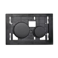 Tece Loop System Modułowy Przyciski spłukujące do wc do płytki Tece Loop szklane czarne 9240667