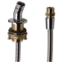 Hansgrohe zestaw / element podstawowy do montażu słuchawki na rancie / brzegu wanny chrom 28307000