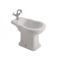Globo Paestum Bidet stojący 56x37x40 cm 1-otworowy biały PA009.BI