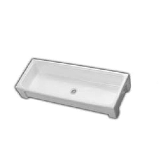 Hatria Complements Umywalka nablatowa 120x45 cm biała YN0501